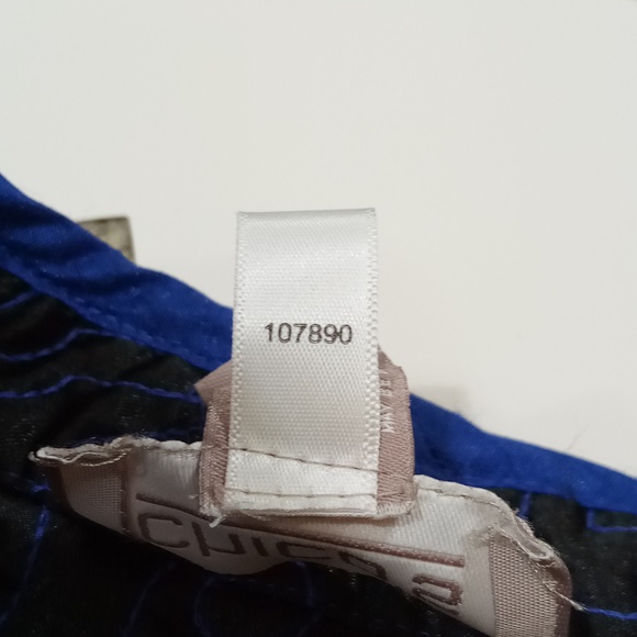 Chico's Royal Blue quilted open front cardigan jacket in size 2 (L) - Picture 5 of 6